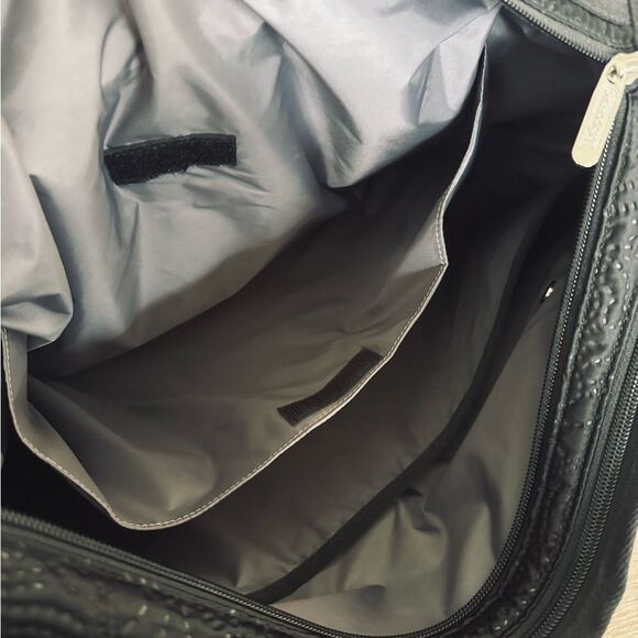 LeSportsac Convertible 2-in-1 Black Weekender Laptop Duffel Bag Travel Backpack main image 2